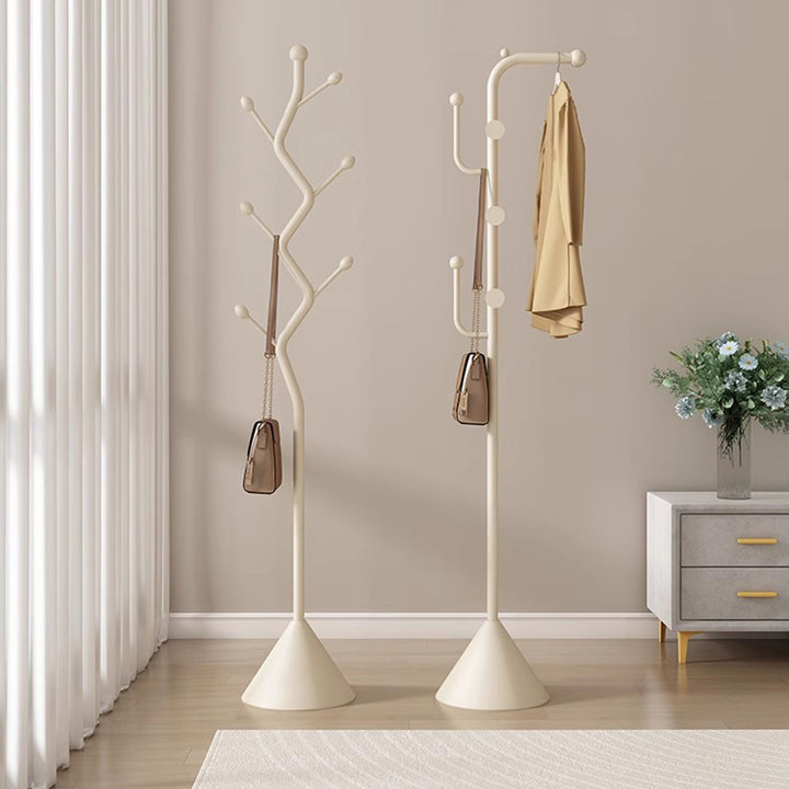 Mesa Auxiliar Estilo Rama Minimalista Moderna de Acero al Carbono con Punto Colgante Esférico para Sala de Estar 