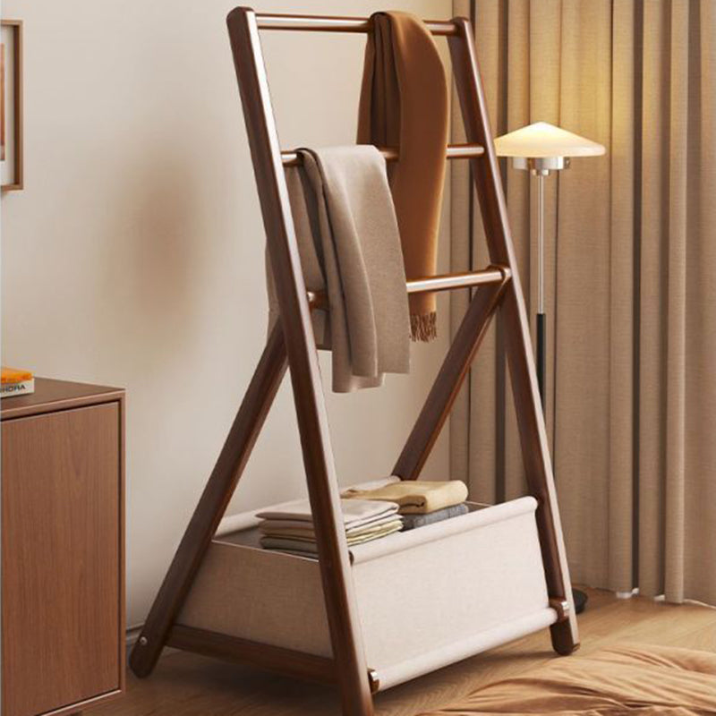 Modern Minimalist Triangular Structure Rounded Edges Bamboo Display Rack For Living Room