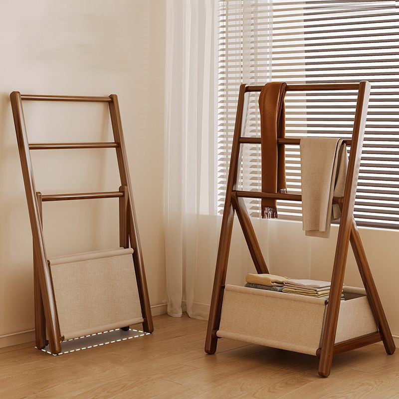 Modern Minimalist Triangular Structure Rounded Edges Bamboo Display Rack For Living Room