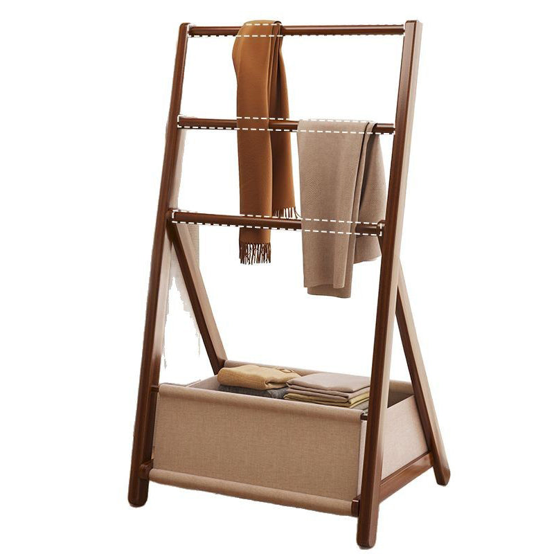 Modern Minimalist Triangular Structure Rounded Edges Bamboo Display Rack For Living Room