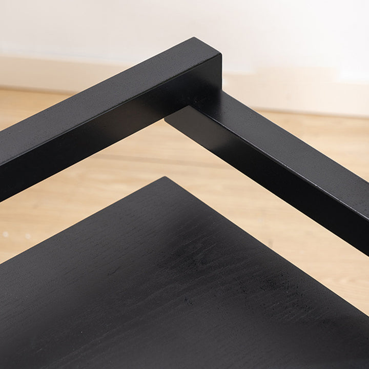 Table de chevet rectangulaire minimaliste moderne en bois massif, 3 pieds, 1 tiroir, pour chambre à coucher 