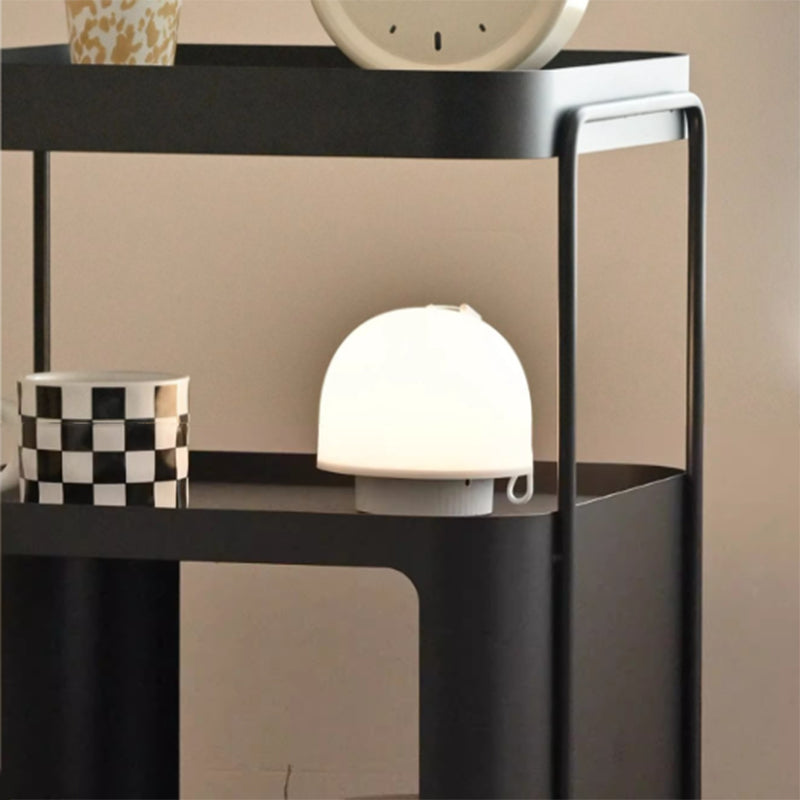 Modern Minimalist Cube Cold-Rolled Steel Bookshelves 5-Tier Movable For Home Office