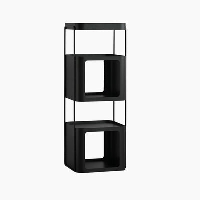 Modern Minimalist Cube Cold-Rolled Steel Bookshelves 5-Tier Movable For Home Office