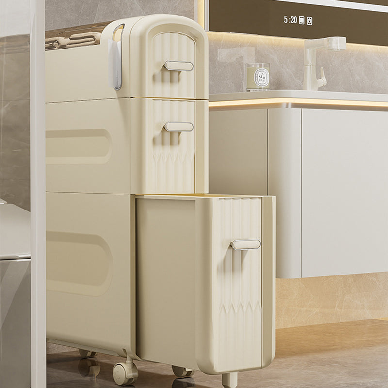 Modern Minimalist Rectangular Polypropylene Acrylonitrile Butadiene Styrene Polyethylene Terephthalate Storage Cabinet 2/3/4-Drawer For Kitchen