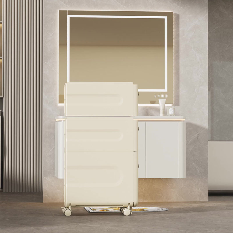 Modern Minimalist Rectangular Polypropylene Acrylonitrile Butadiene Styrene Polyethylene Terephthalate Storage Cabinet 2/3/4-Drawer For Kitchen