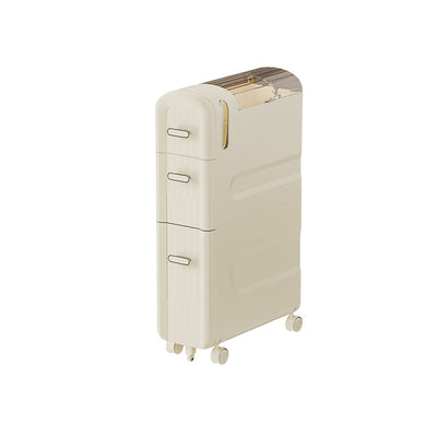 Modern Minimalist Rectangular Polypropylene Acrylonitrile Butadiene Styrene Polyethylene Terephthalate Storage Cabinet 2/3/4-Drawer For Kitchen