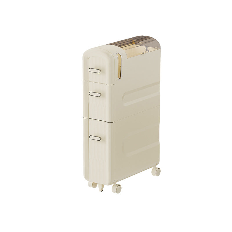 Modern Minimalist Rectangular Polypropylene Acrylonitrile Butadiene Styrene Polyethylene Terephthalate Storage Cabinet 2/3/4-Drawer For Kitchen