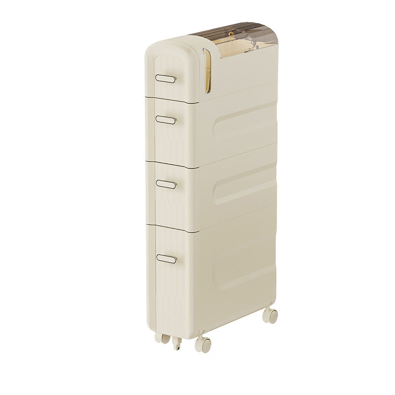 Modern Minimalist Rectangular Polypropylene Acrylonitrile Butadiene Styrene Polyethylene Terephthalate Storage Cabinet 2/3/4-Drawer For Kitchen