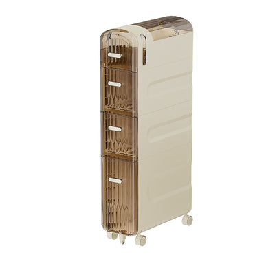 Modern Minimalist Rectangular Polypropylene Acrylonitrile Butadiene Styrene Polyethylene Terephthalate Storage Cabinet 2/3/4-Drawer For Kitchen