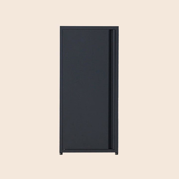 Modern Minimalist Rectangular Cold-Rolled Steel Storage Cabinet 3-Tier For Bedroom