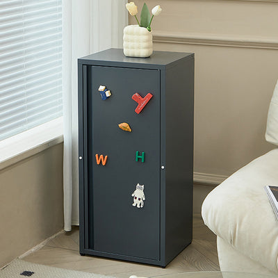 Modern Minimalist Rectangular Cold-Rolled Steel Storage Cabinet 3-Tier For Bedroom
