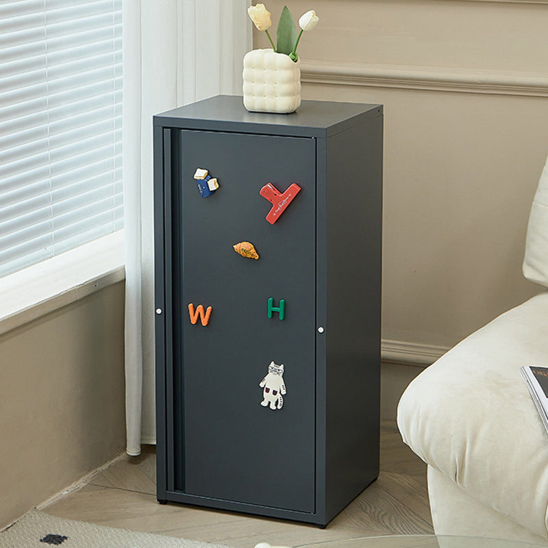 Modern Minimalist Rectangular Cold-Rolled Steel Storage Cabinet 3-Tier For Bedroom