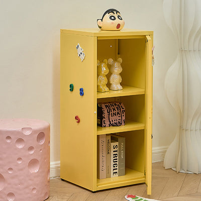Modern Minimalist Rectangular Cold-Rolled Steel Storage Cabinet 3-Tier For Bedroom