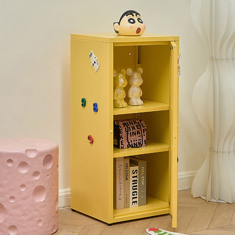 Modern Minimalist Rectangular Cold-Rolled Steel Storage Cabinet 3-Tier For Bedroom