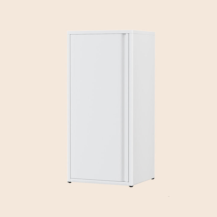 Modern Minimalist Rectangular Cold-Rolled Steel Storage Cabinet 3-Tier For Bedroom