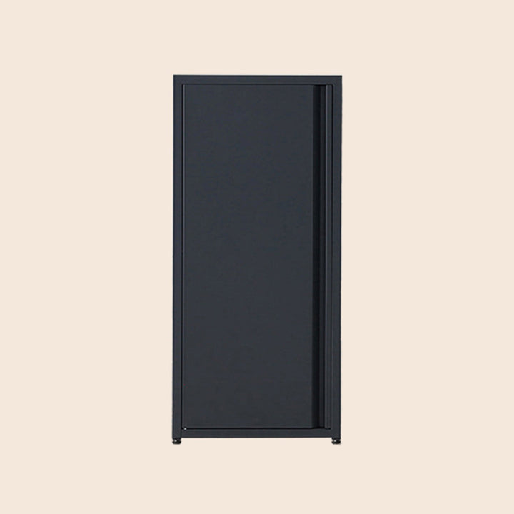 Modern Minimalist Rectangular Cold-Rolled Steel Storage Cabinet 3-Tier For Bedroom