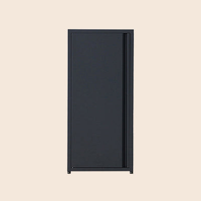 Modern Minimalist Rectangular Cold-Rolled Steel Storage Cabinet 3-Tier For Bedroom