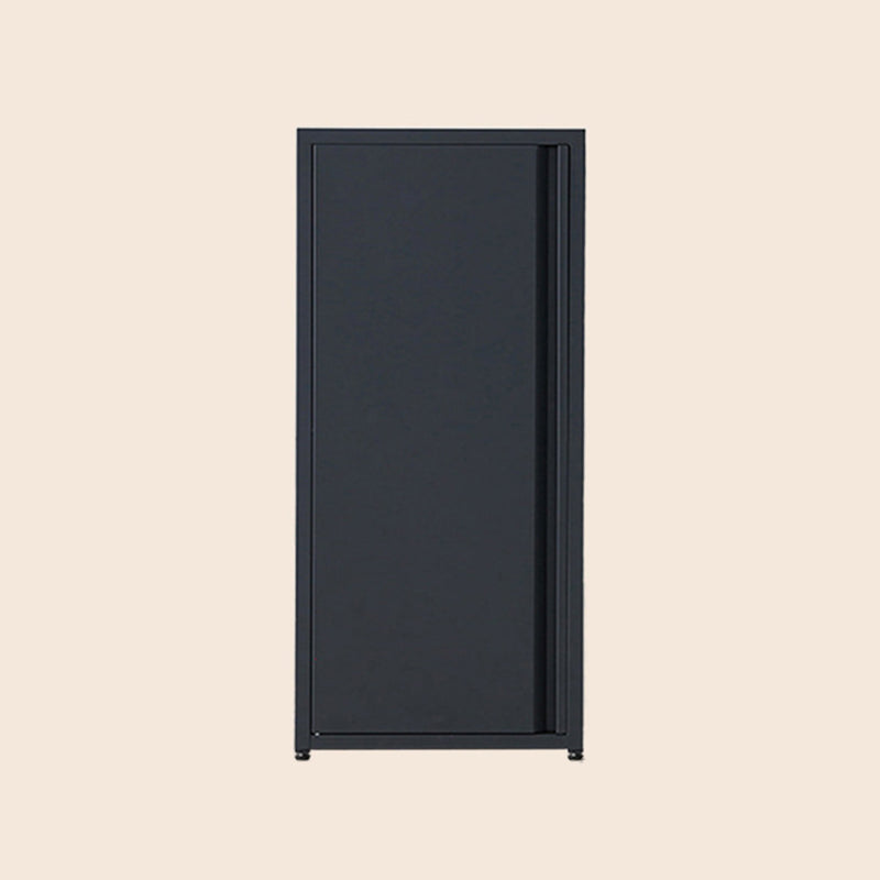 Modern Minimalist Rectangular Cold-Rolled Steel Storage Cabinet 3-Tier For Bedroom