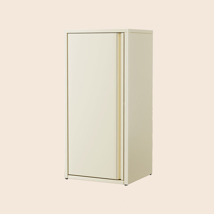 Modern Minimalist Rectangular Cold-Rolled Steel Storage Cabinet 3-Tier For Bedroom