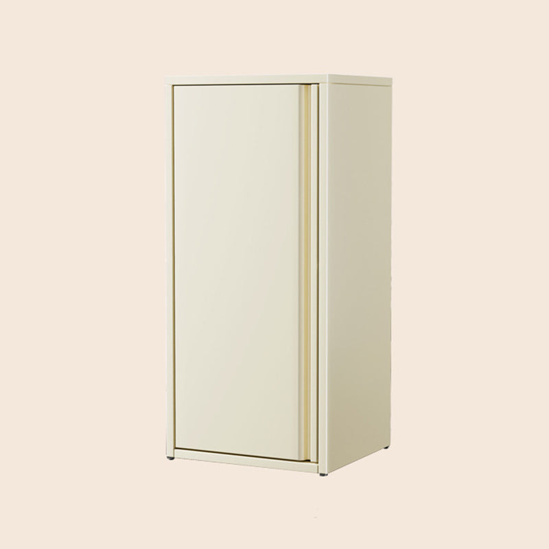 Modern Minimalist Rectangular Cold-Rolled Steel Storage Cabinet 3-Tier For Bedroom