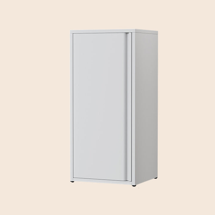 Modern Minimalist Rectangular Cold-Rolled Steel Storage Cabinet 3-Tier For Bedroom