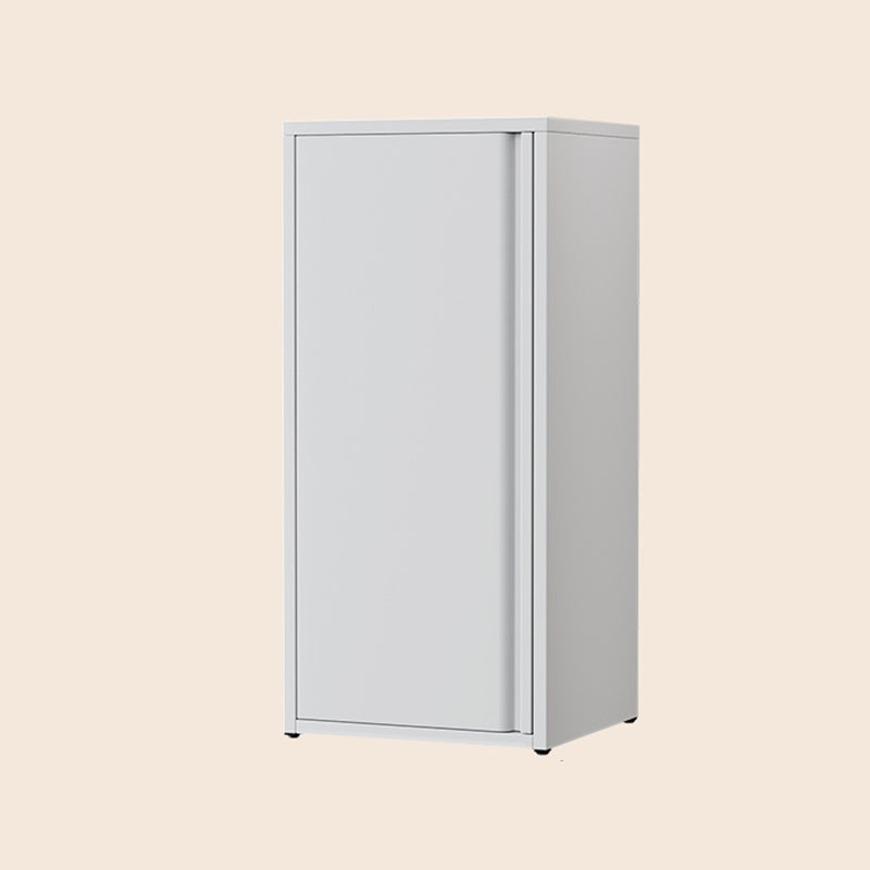 Modern Minimalist Rectangular Cold-Rolled Steel Storage Cabinet 3-Tier For Bedroom