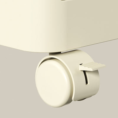 Modern Minimalist Rectangular Polypropylene Storage Cabinet 2/3/4/5-Drawer Movable For Bedroom