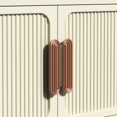 Modern Minimalist Rectangular Polypropylene Storage Cabinet 2/3/4/5-Drawer Movable For Bedroom