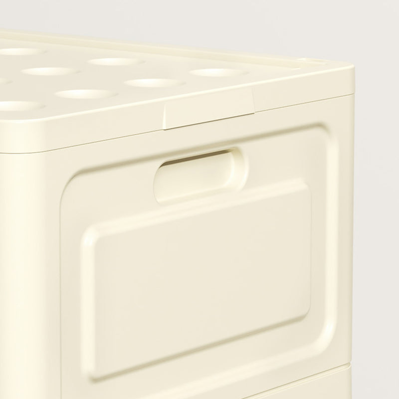 Modern Minimalist Rectangular Polypropylene Storage Cabinet 2/3/4/5-Drawer Movable For Bedroom