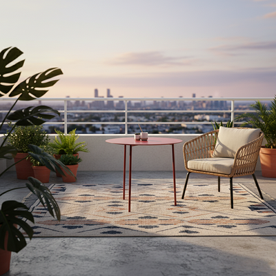 Modern Minimalist Carbon Steel Round 3-Leg Dining Table For Dining Room