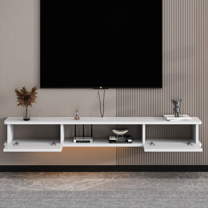 Modern Simplicity Rectangular Particle Board TV Stand 2-Drawer For Living Room