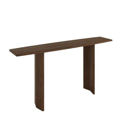 Modern Minimalist Rectangular Pine Wood Ash Wood Console Table 1-Tier For Entryway
