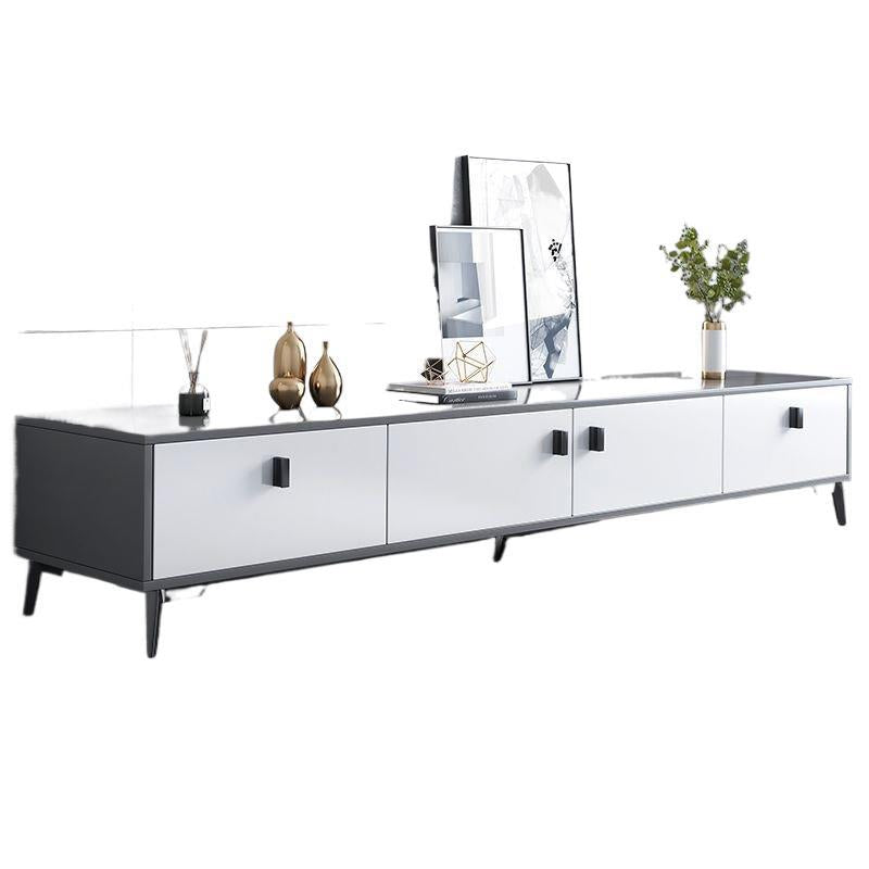 Modern Minimalist Rectangular Artificial Board TV Stand 4-Drawer For Living Room