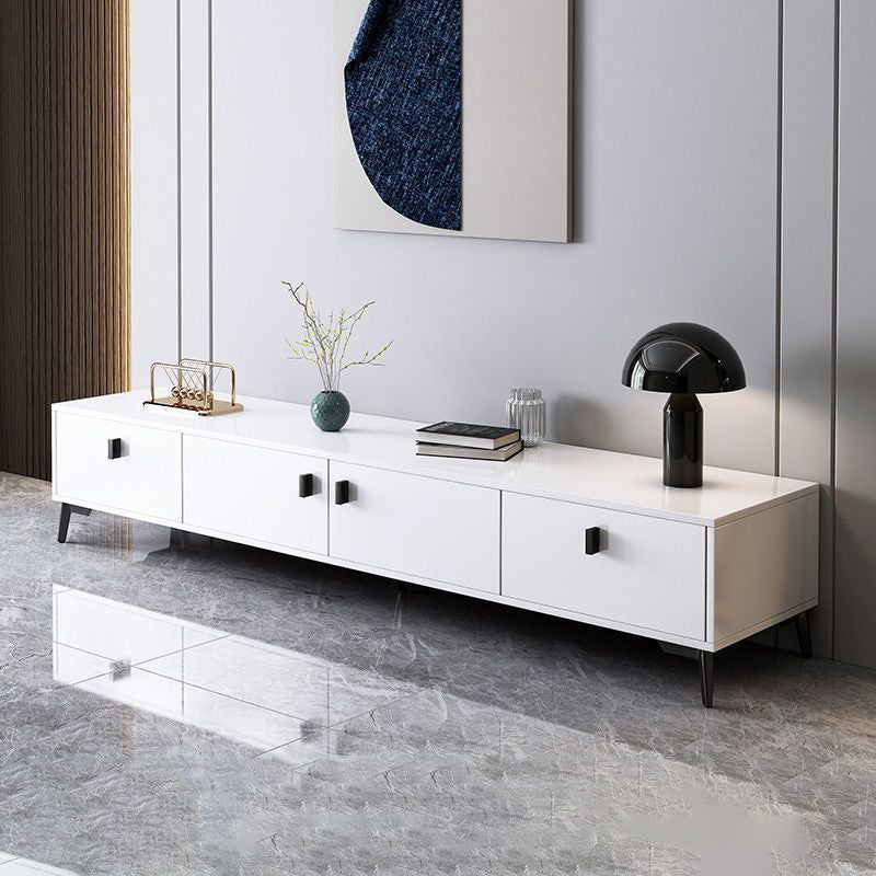 Modern Minimalist Rectangular Artificial Board TV Stand 4-Drawer For Living Room