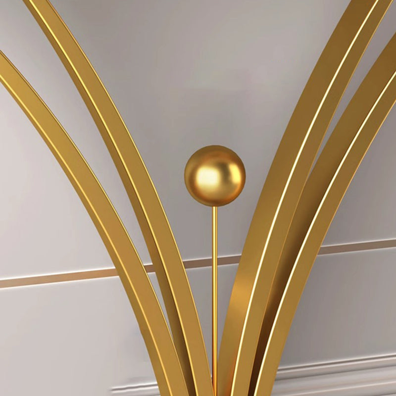 Modern Minimalist Rectangular Sintered Stone Stainless Steel Console Table 1-Tier For Entryway