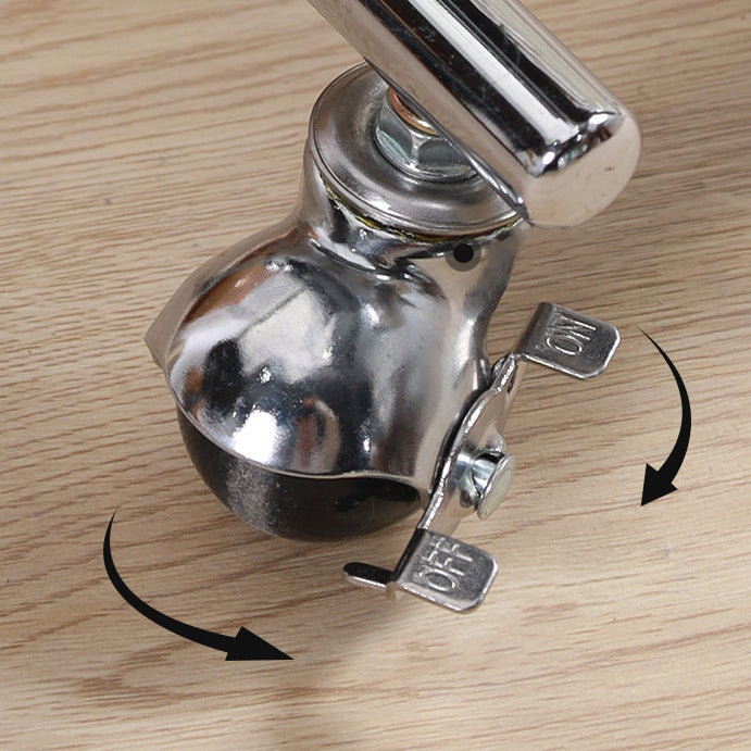 Modern Minimalist Rectangular Rubberwood Glass Stainless Steel Movable Side Table 2-Tier For Living Room