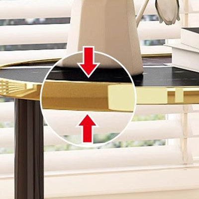 Modern Minimalist Ellipse MDF Pine Wood Movable Side Table 2-Tier For Living Room