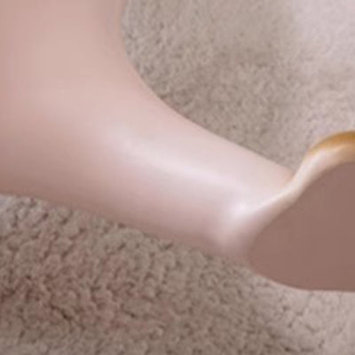 Contemporary Creative Cat Shape Glass Resin Side Table 1-Tier For Living Room