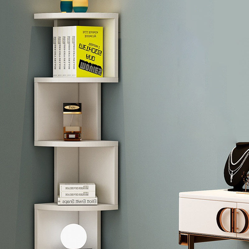 Moderne minimalistische rechteckige Bücherregale aus Spanplatte mit 4/5 Ebenen für das Wohnzimmer 
