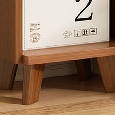 Modern Minimalist Square Rectangular Pine Wood Bookshelf 4/5/6-Tier For Living Room