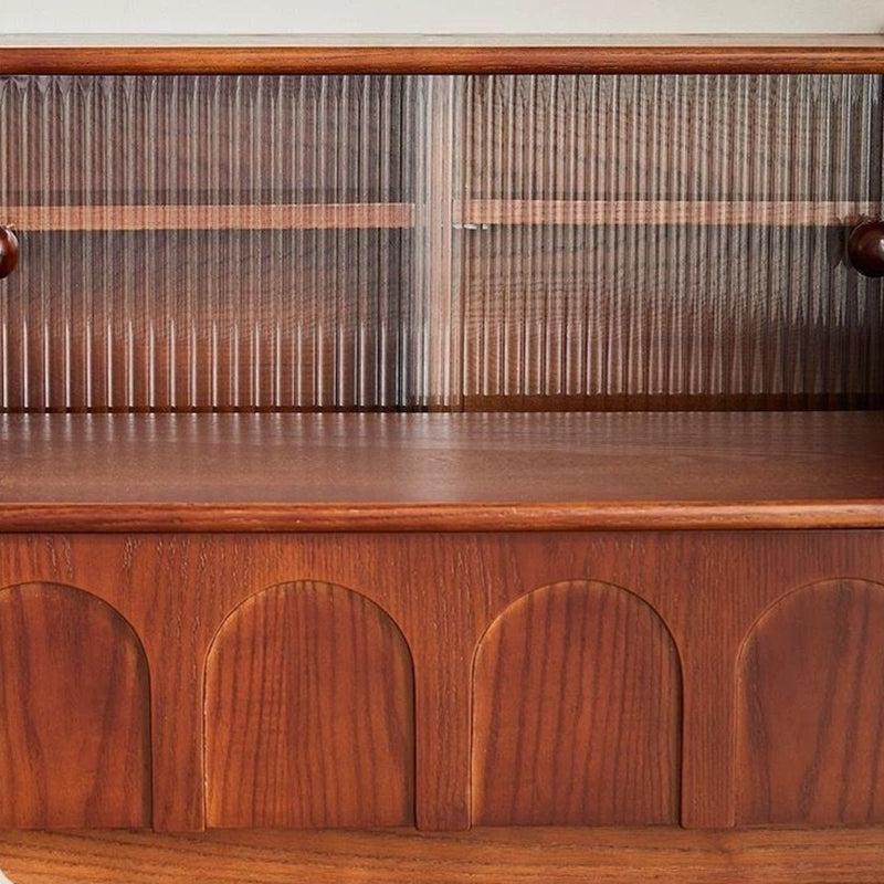 Traditional French Rectangular Pine Wood Ash Wood Solid Wood Plywood Velvet Makeup Vanity & Vanity Stool Set 2-Tier For Bedroom