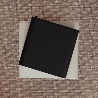 Modern Minimalist Square Rectangular Solid Wood E1 Eco-friendly Lacquered Board Stainless Steel Solid Wood Plywood Left/Right Pull Nightstand With 2-Drawer For Bedroom