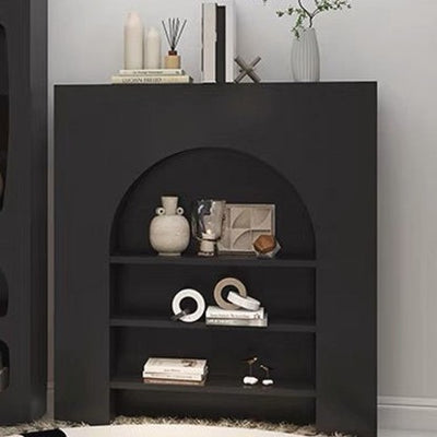 Contemporary Nordic Square Rectangular Fiberboard Display Rack 3-Tier For Living Room