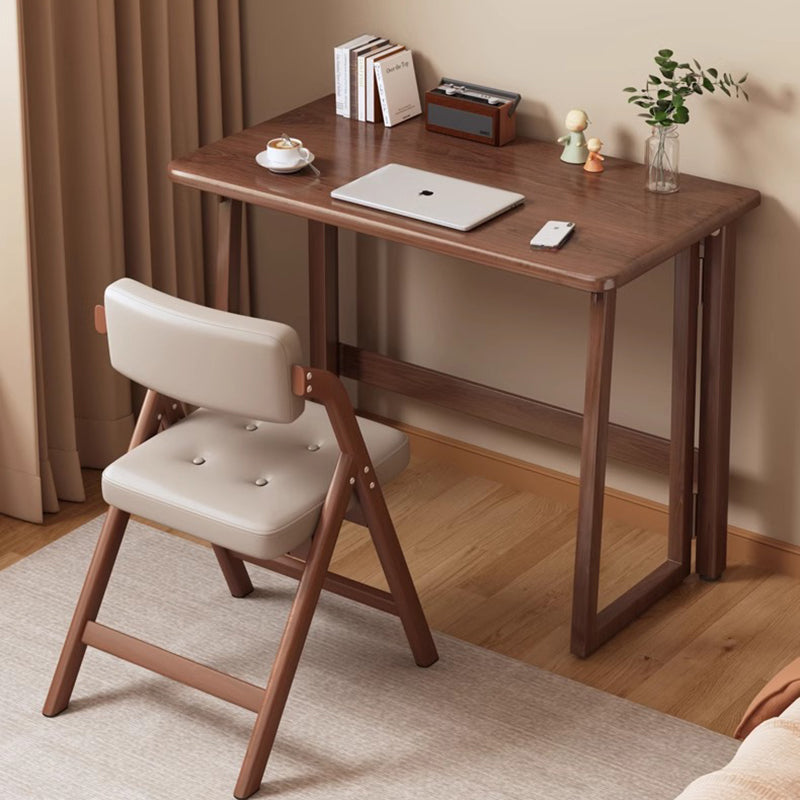 Traditional Chinese Rectangular Medium Density Fiberboard Carbon Steel Foldable Desks For Home Office