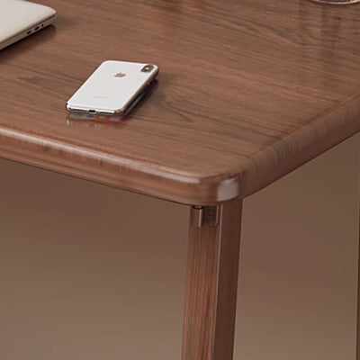 Traditional Chinese Rectangular Medium Density Fiberboard Carbon Steel Foldable Desks For Home Office