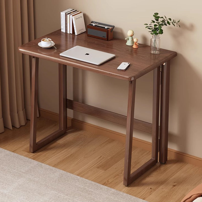 Traditional Chinese Rectangular Medium Density Fiberboard Carbon Steel Foldable Desks For Home Office