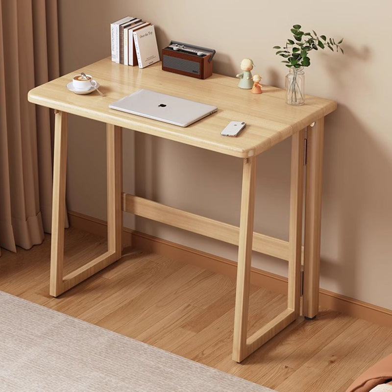 Traditional Chinese Rectangular Medium Density Fiberboard Carbon Steel Foldable Desks For Home Office