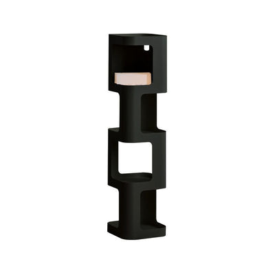 Contemporary Nordic Square Rectangular Carbon Steel Display Rack 4/5-Tier For Living Room