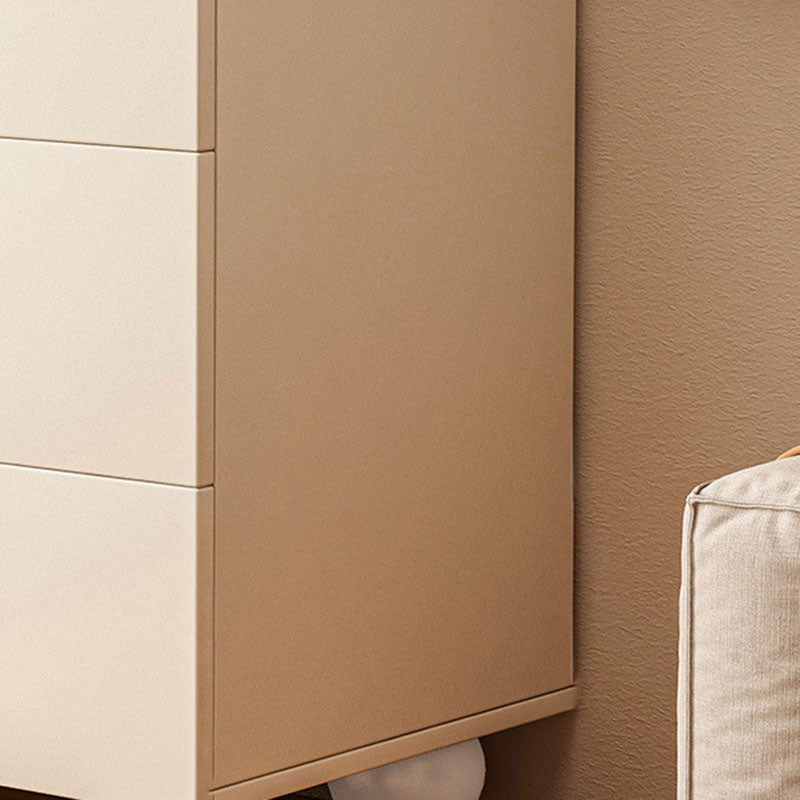 Modern Minimalist Square Rectangular Solid Wood Eco Board Three-ply Plywood Kids Storage Cabinet 2/4/5-Drawer For Living Room