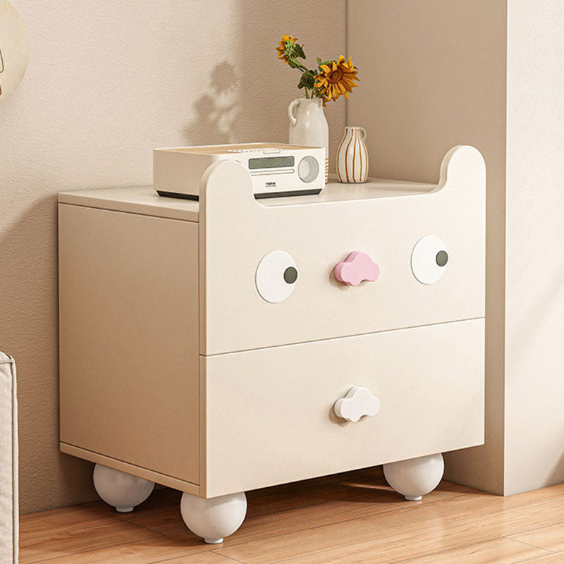 Modern Minimalist Square Rectangular Solid Wood Eco Board Three-ply Plywood Kids Storage Cabinet 2/4/5-Drawer For Living Room